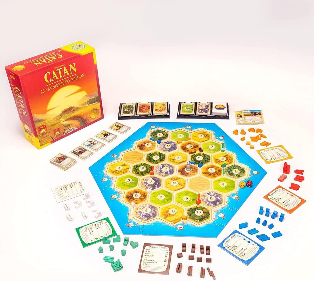Board Game 25Th Anniversary Edition | Includes the Base Game and the 5-6 Player Extension | Family Board Game | Board Game for Adults and Family | for 3 to 6 Players | Made by Studio